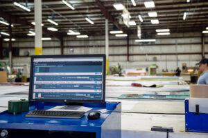 Lift ERP software in use